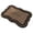 Dark Brown, variant on Diatomaceous Earth Bath Mat, Quick Dry Non Slip Shower Mat, Scalloped Wave Border Absorbent Bathroom Floor Mat for Shower, Neutral Color Drying Mat
