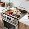 thumbnail image 4 of Kitchen Stove Top Cover for Home Decoration Kitchen Pad Non-Stick Washable Cooktop Covers Countertop Protector Keep Stove Clean 28"x20", 4 of 7