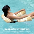 thumbnail image 4 of Silla flotante Sloosh convertible para piscina, color champán tropical, 4 of 7