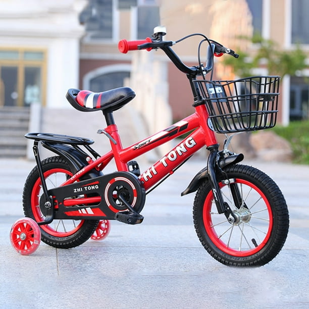 12/16 inch Kids Bike Boys Girls Freestyle Bicycle with Training Wheels