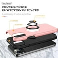 thumbnail image 4 of SZMLOGB Phone Case for iPhone 13 (6.1") with Ring Holder Shock Resistant Scratch Resistant PC Silicone Heavy Duty Protective Case-pink, 4 of 6