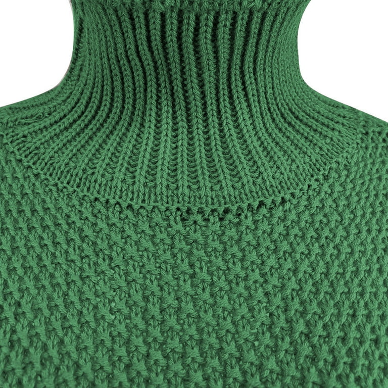KaLI_store Women Sweater Womens Turtleneck Oversized