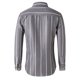 thumbnail image 2 of Camisas Para Hombre Manga Corta Blusa de camisa a rayas con solapa de manga larga informal de primavera y verano para hombre (Grey, 3XL), 2 of 3