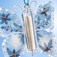thumbnail image 4 of Christmas Cash Gift Ornament, Plastic Butterfly Design B Cash Gift Holder, with Hanging Ribbon for Xmas Tree Wreath and Garland, 4 of 6