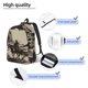 thumbnail image 3 of Easygdp Western Desert Cowboy Mochila de Lona Resistente para Laptop, Compatible con Laptops de 15 a 17 pulgadas, Ideal para Escuela, Trabajo y Viajes-Small, 3 of 5