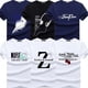 thumbnail image 1 of TEXIWAS-Camiseta ajustada con estampado de marca de moda para hombre, camiseta informal de cuello redondo, camisetas de algodón de talla grande M-5XL, 6 uds., 1 of 4