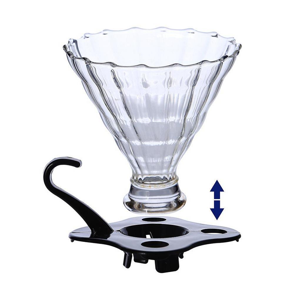 Glass Dripper, Pour over Coffee Funnel Dripper Coffee Cone Brewer