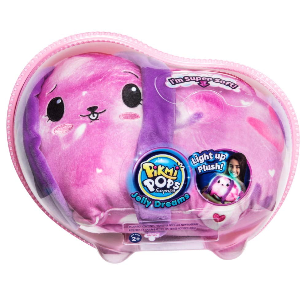 Pikmi Pops Jelly Dreams Bunny Collectible 11 LED Light Up Glowing Plush Toy Walmart