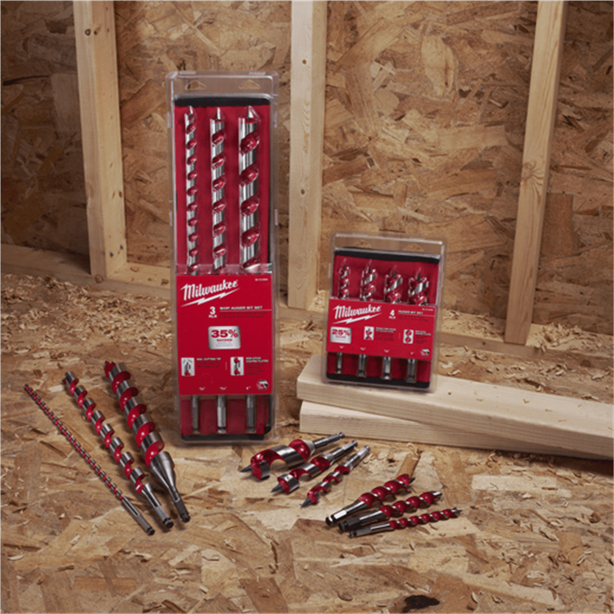 Milwaukee Tool 1-1/8" x 18" Ship Auger Bit