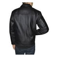 thumbnail image 2 of Vintage Leather Mens Black Bomber Coat m, 2 of 2