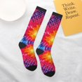 thumbnail image 6 of Women's Knee High Socks Autism Awareness Puzzle Flag Outdoor Casual Tube Socks, 6 of 7