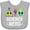 AC-Heather Grey, variant on Inktastic Science Nerd Chemistry Boys or Girls Baby Bib