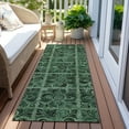 thumbnail image 6 of Addison Rugs Chantille Indoor/Outdoor Transitional Medallions Green Washable Runner Rug, 2'3" x 7'6", 6 of 6