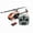 Orange/Mode 1 Right-hand control, variant on S1 3D Stunt RC Helicopter with GTS Control, Dual Brushless Direct Drive RC Plane with APP Configurable, High-Performance Flying Machine for Adults