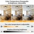 thumbnail image 4 of 3-Color Stepless Dimmable LED Chandelier: Modern Firework-shaped Ceiling Lamp for Living Room,Dining Room&Bedroom (28+1 Lights), 4 of 8