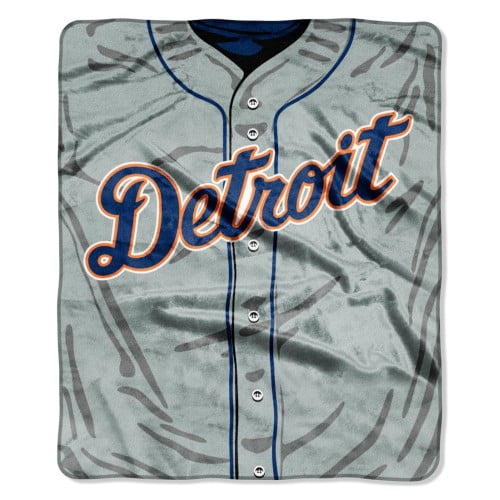 Detroit Tigers 50"x60" Royal Plush Raschel Throw Blanket - Jersey Design