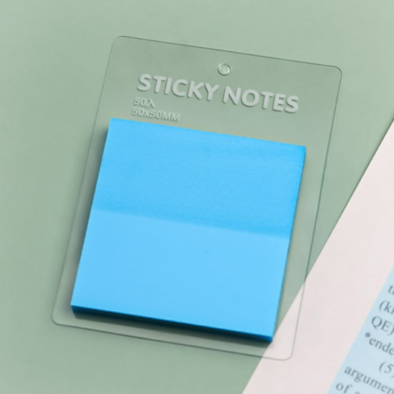 Blue Transparent Sticky Note Pads