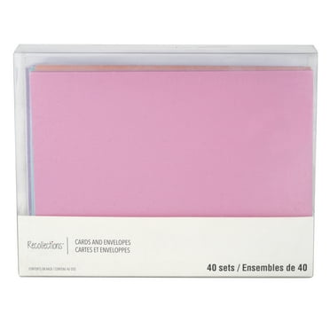 6 Packs: 40 ct. (240 total) Shimmer Cards & Envelopes by Recollections™