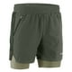 thumbnail image 2 of Pantalones cortos de hombre Hombres 2 en 1 Pantalones cortos para correr Secado rápido Transpirable Entrenamiento activo Ejercicio Jogging Maratón Ciclismo Pantalones cortos Lixada Pantalones cortos de hombre, 2 of 7
