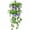 Purple, variant on Weloille Artificial Morning Glory Hanging Flower 1 Pack, Realistic Fake Sweet Potato Leaf Vine Decor, Faux Plant Wall Ornament for Living Room, Bedroom, Balcony, Wall Decoration