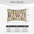 thumbnail image 4 of Daiia Colorful Fruits Bedding Waterproof Pillow Protector Zippered Queen – Bed Bug Proof Pillow Encasement-16"x24", 4 of 6