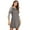 Gray, variant on Soft Nightgown for Women 3/4 Sleeves - Women's Nightgown Soft Sleep Shirt Crewneck Casual Loungewear Loose Comfy NightShirts Plus Size S-XXXL