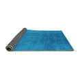 thumbnail image 2 of Ahgly Company Indoor Rectangle Oriental Turquoise Blue Industrial Area Rugs, 7' x 10', 2 of 4