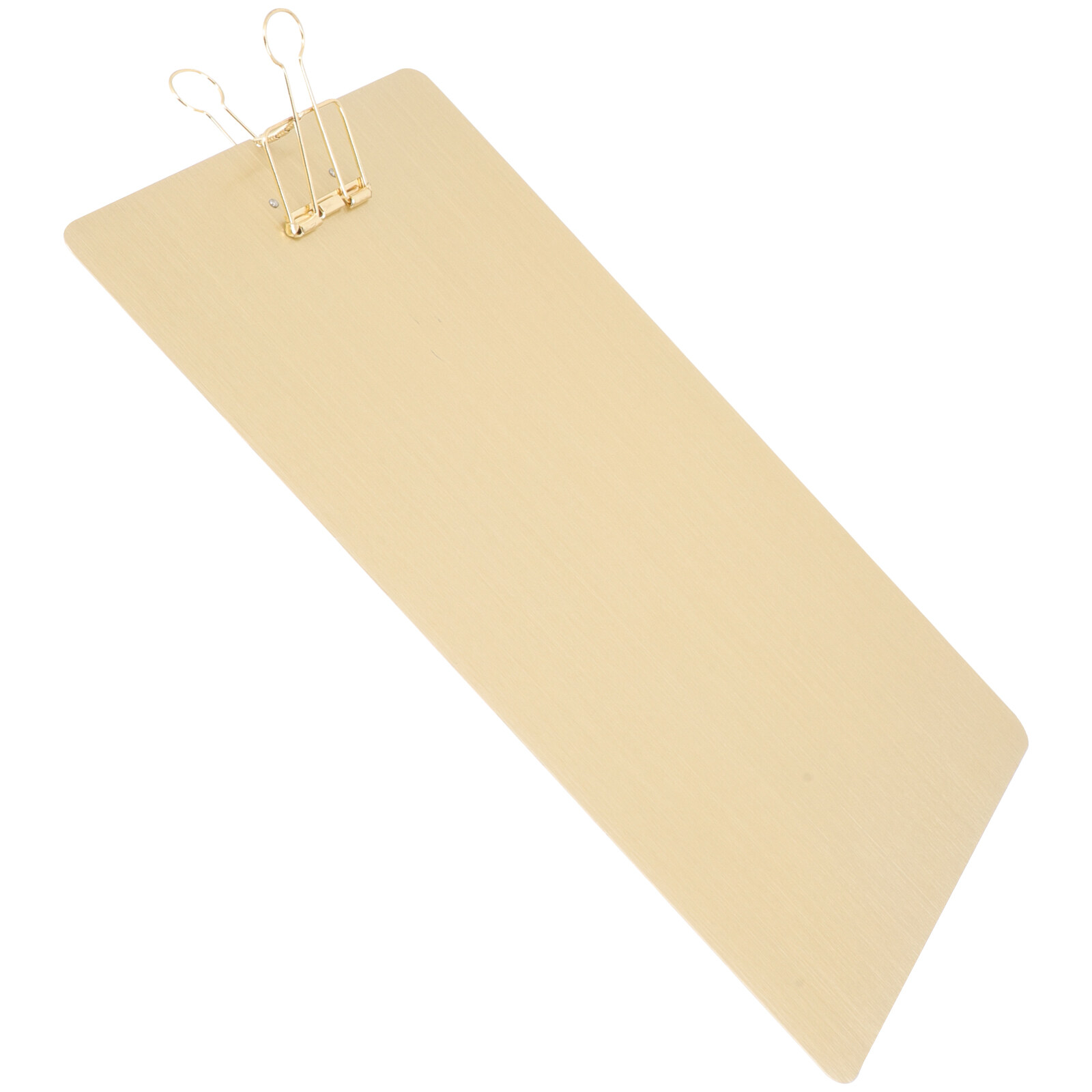 unbranded  Clipboard Organizer Foldable Paper Clips A4 Folder Student Golden