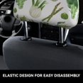 thumbnail image 6 of Headrest Covers for Cars Accessories Interior for Women Men 2Pcs - Asparagus Print broccoli Head Rest Cover for Car Decorations, Car Headrest Cover for Car Decor Interior, 6 of 8