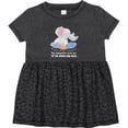 thumbnail image 3 of Inktastic My Babysitter Loves Me to the Moon and Back Elephant Family Girls Baby Dress, 3 of 5