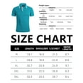 thumbnail image 6 of Geeksport Polo Shirts for Men Short Sleeve Solid Color Causal Collared Golf Tennis T-Shirt Men's Golf Polo Shirts Business Polo Shirts Turquoise 3XL, 6 of 9