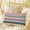 Purple, variant on Boho Queen Size Pillow Cover,Pillowcase Protectors with Zipper,Breathable Decorative Throw Pillow Case Cover,Colorful Striped Ethnic Geometric Modern Abstract Art Pillow Shams for Couch 20x30Inch