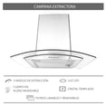 thumbnail image 2 of Combo Supra campana y parrilla en acero inoxidable de 60 cm, 2 of 6