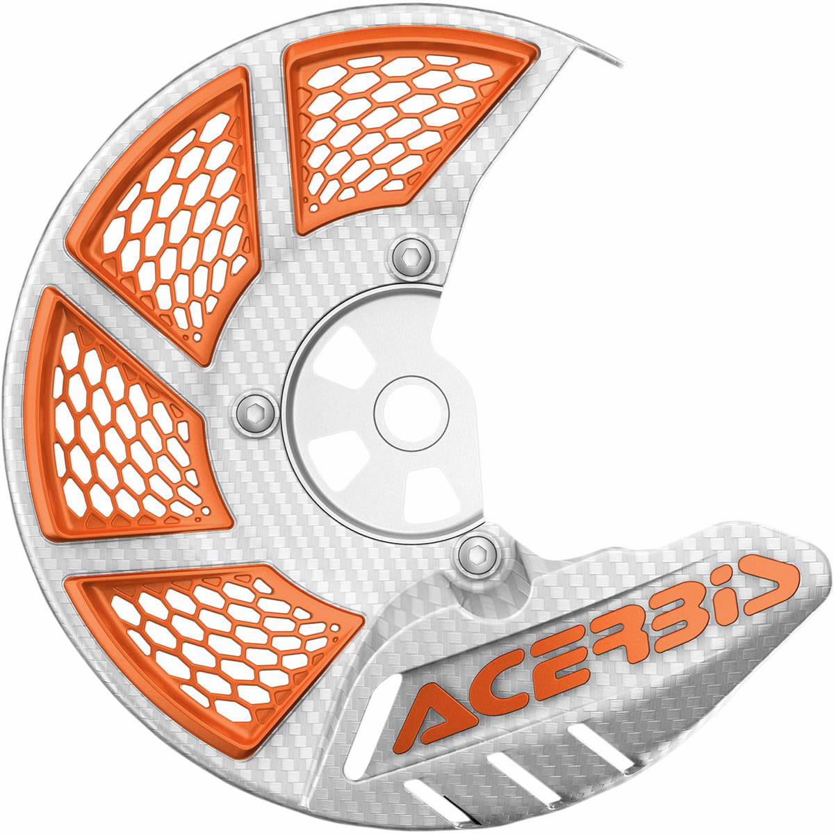2449491070 ACERBIS X-Brake Vented Front Disc Cover Yellow//White
