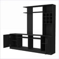 thumbnail image 5 of TV Furniture for TVs Up to 78” – Two-Door Cabinet, 6 External Shelves | Modern | Black, 5 of 7