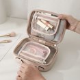 thumbnail image 2 of Paokuoon Makeup Bag Travel Makeup Storage Visible Large Capacity Zipper Closure with Handle Home Supplies Organizer, 2 of 7