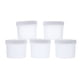thumbnail image 1 of EeaseMX 5 tarros de helado de 400 ml, recipientes para almacenar postres, vasos de yogur con tapa, 1 of 7