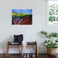 thumbnail image 3 of Art.com field flowers (poppies, chicorees daisies and many more) Art Print by Pol Ledent, 32" x 24", 3 of 4