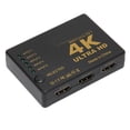 thumbnail image 2 of Conmutador de interfaz multimedia HD 4K 2K 30 Hz, convertidor de vídeo HD de 5 puertos para proyector de DVD y HDTV, 2 of 12