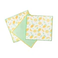 thumbnail image 4 of Full Circle Renew Collection All-Purpose Recycled Plastic Microfiber Cleaning Cloths - Set of 3 - Citrus Print, 4 of 12