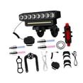 thumbnail image 1 of Almencla Bike Light 6 Modes 8 LED Bicycle Light Set for Cycling Night Riding Mountain A, 1 of 8