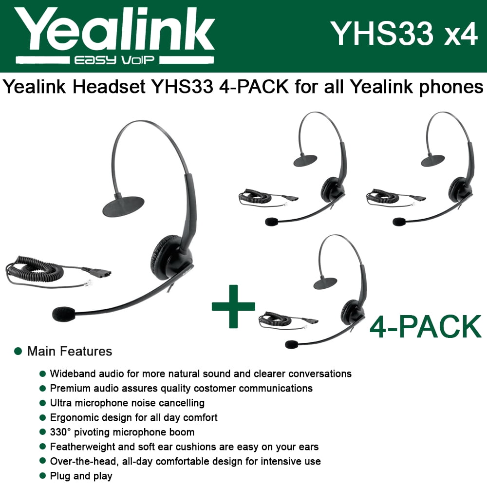 Yealink headset yhs33 new arrivals
