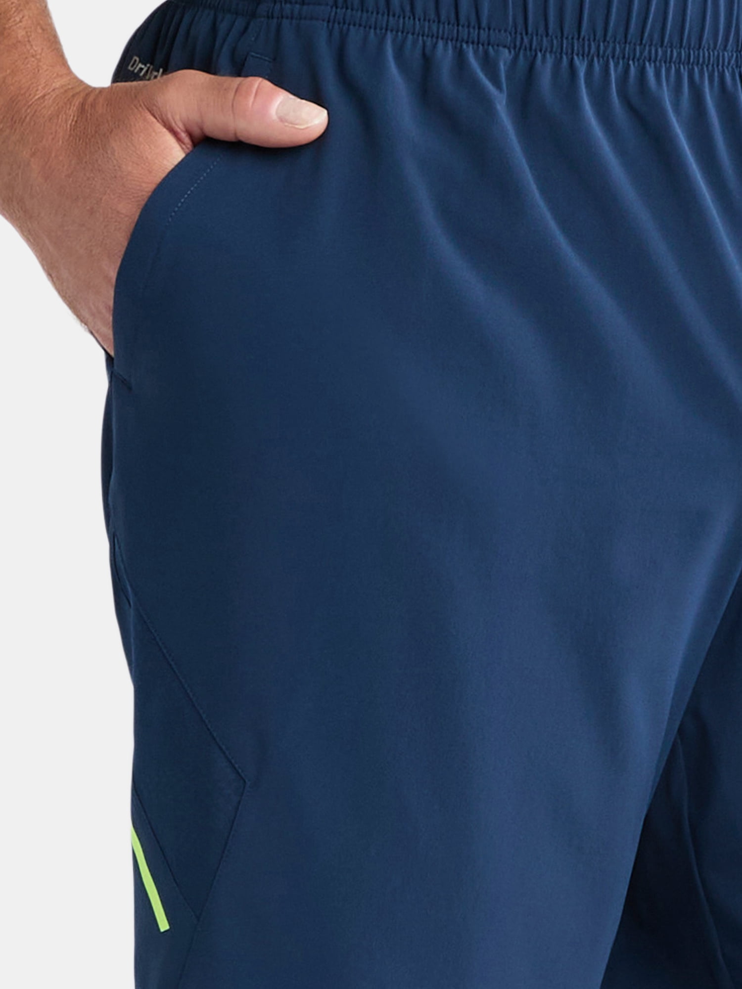 Athletic Works Men's and Big Men's Mixed Media Tennis Shorts, 8" Inseam, Sizes S-3XL