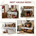 thumbnail image 6 of Christmas Mantle Scarf 60x17 Inch, Blue Butterfly Farmhouse Fireplace Christmas Decorations Cover Runner, Spring Pastoral Butterflies Christmas Mantel Decorations Xmas Holiday Mantel Scarves, 6 of 8