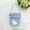 Blue, variant on Easter Bunny Baskets - Easter Basket Bags with Handles,Canvas Rabbit Tote Bags for Easter Egg Hunts, Party Gifts, and Storage (Purple)