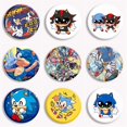 thumbnail image 2 of Broche de dibujos animados de Sonic, broche suave de anime, broche clásico creativo de Sonic, insignia, bolso, accesorios, decoración, regalos para estudiantes, 2 of 5