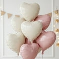 thumbnail image 4 of 12 PCS 18inch Heart Foil Balloons Pink Heart Balloon White Heart Balloon for Birthday Party Valentines Day Wedding Anniversary Decorations, 4 of 5