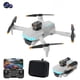 thumbnail image 2 of Teissuly Clearance WiFi FPV Drone With 4K HD Dual Camera Altitude Hold Mode Foldable RC Drone Quadcopter Circle Fly, Route Fly, Altitude Hold, Headless Mode(White, Free Size) Teissuly WER2023081600529, 2 of 9