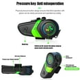 thumbnail image 4 of G·PEH Motorcycle Helmet Headset Wireless Bluetooth Headphone Speaker Waterproof 1 Pack(Green), 4 of 12