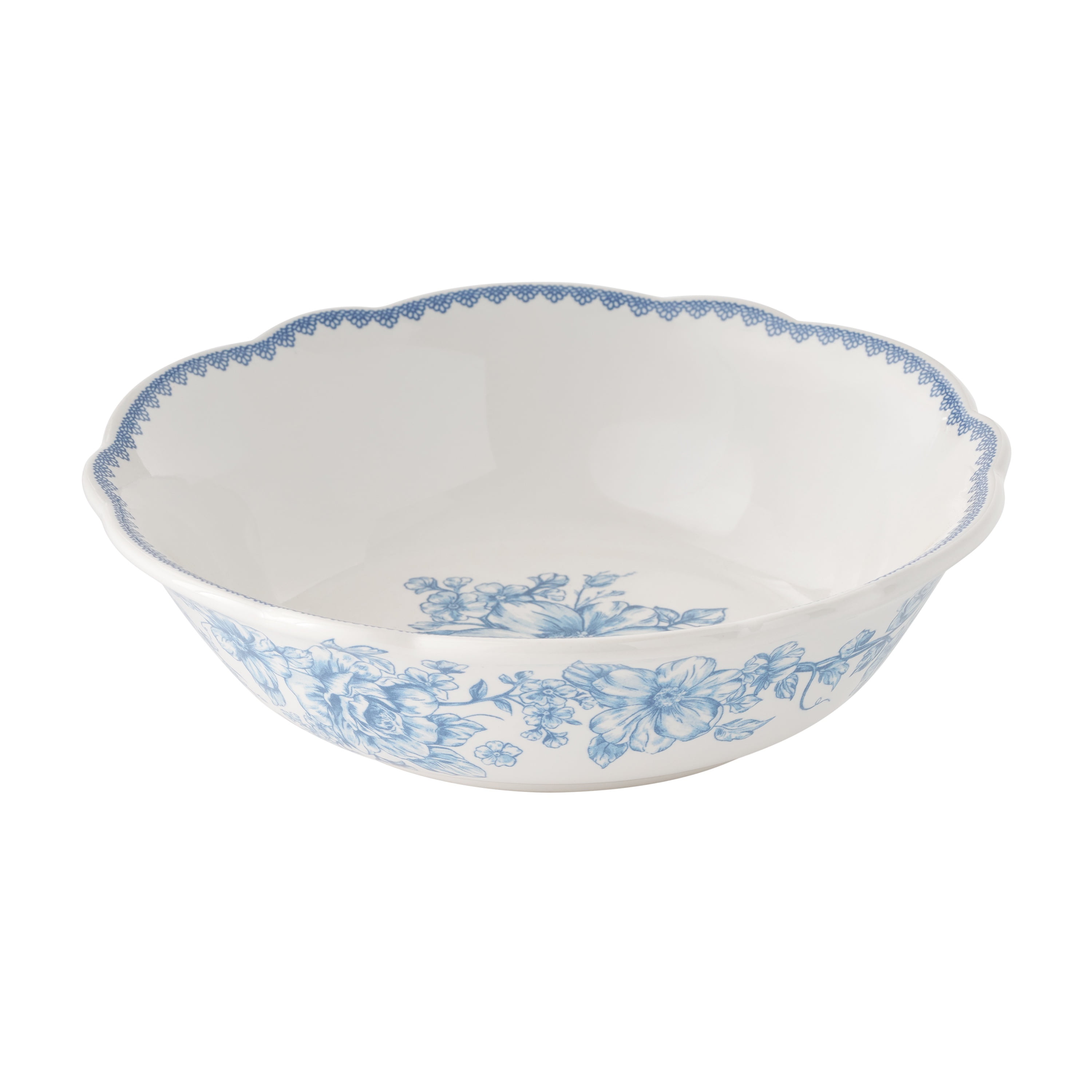 The Pioneer Woman Agatha Stoneware Cereal Bowl, Blue